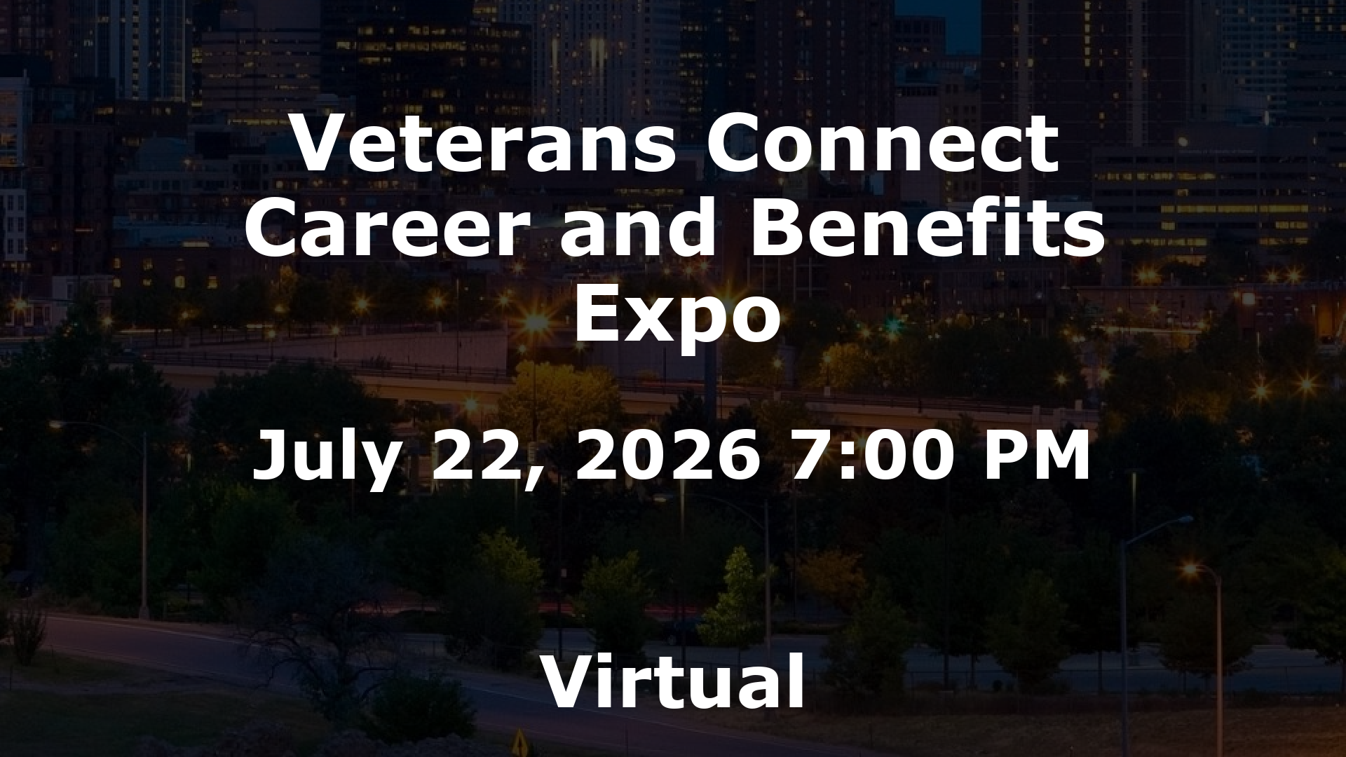 Veterans Connect Career and Benefits Expo event image
